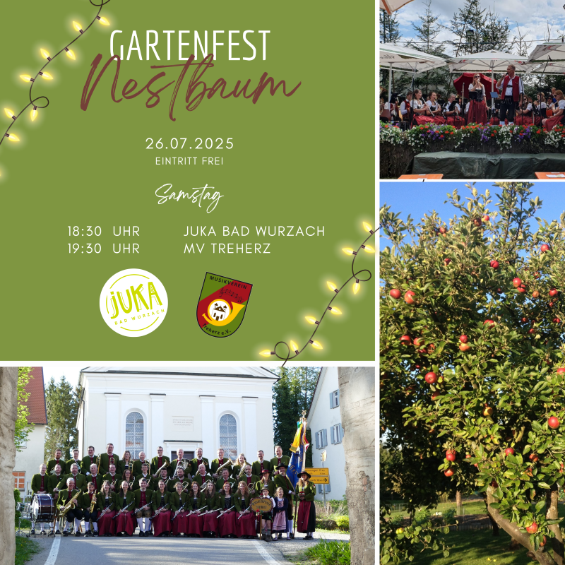 Flyer Gartenfest 2025
