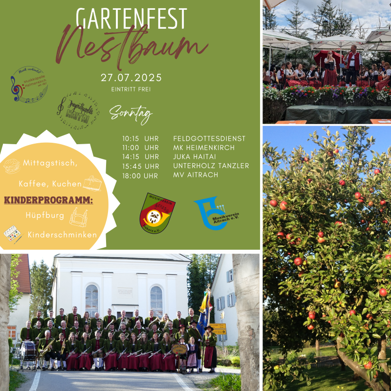 Flyer Gartenfest 2025