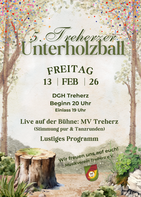 Plakat Unterholzball 2026